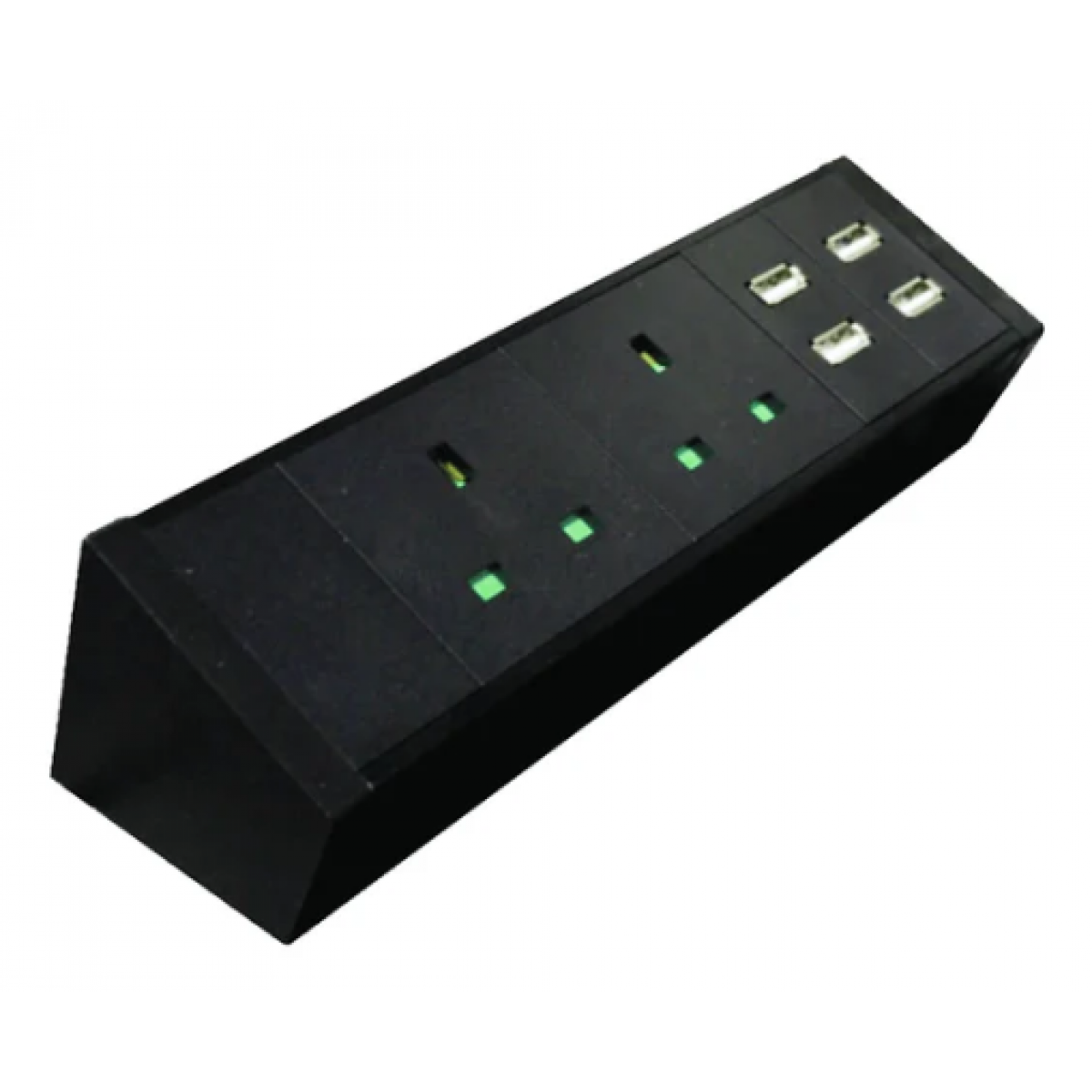 Zenox Z-20CK06 搭載式拖板：時尚設計、4個USB、2個英規插座